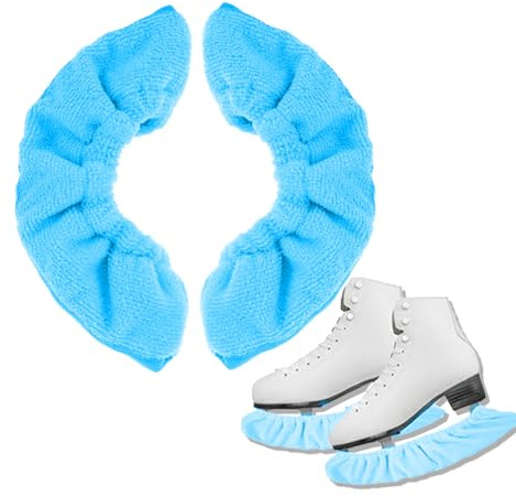 BinXiaoQin Kufenschoner Schlittschuhe,Eiskunstlauf Zubehör Kinder,Schlittschuhschoner Damen,Schlittschuh Kufenschoner Eislaufschuhe,Schlittschuhe Schoner Herren,Schlittschuh Schutz Eiskunstlauf(Blau)