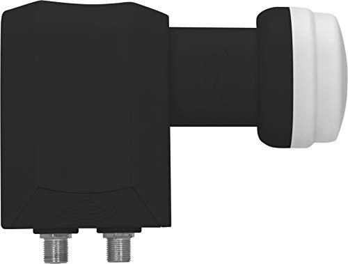 TechniSat Twin LNB für 2 Teilnehmer mit LTE Filter - 2fach digital LNC, Wetterschutzkappe, Premium-Qualität