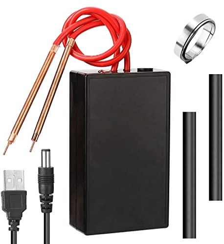 WANGCL 18650 Akku Punktschweißgerät, tragbares Mini-Punktschweißgerät DIY Full Set 18650 Lithium-Batterie Nickelband Punktschweißen Mini Kleine Haushaltsfaser