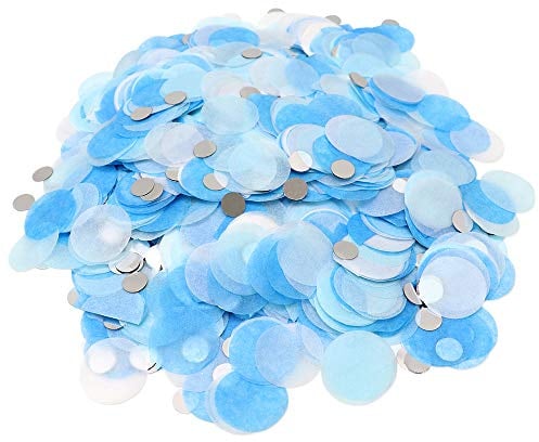 VCOSTORE 6500 Stück Konfetti Hochzeit Geburtstag, 2.5cm Streudeko Geburtstag Konfetti Glitzer Papier Streudeko Seidenpapier Confetti Groß Bunt für Versammlungen, Feste und Jubiläen