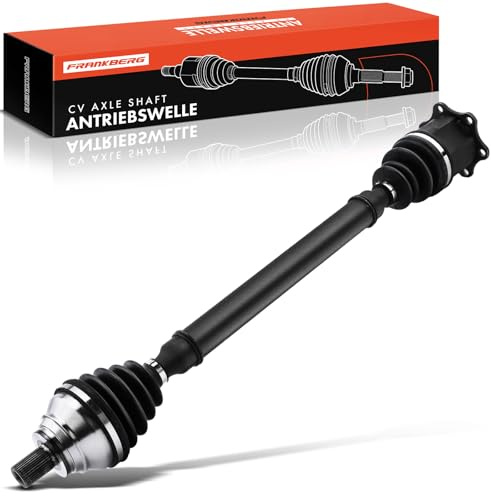 Frankberg Antriebswelle Achswelle Automatikgetriebe ohne ABS Ring Vorderachse Rechts Kompatibel mit A3 8P1 Octavi.a II 1Z3 Golf Plus 521 5M1 Passa.t 362 Replace# 1K0407762CX