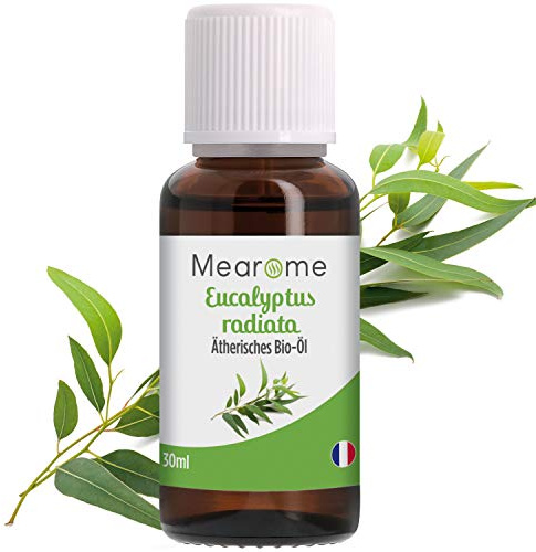 Eukalyptusöl Bio | 30 ml | Ätherisches Öl 100% Naturrein | Vegan | Mearôme | Eucalyptus Radiata ätherisches Öl | 100 % rein & natürlich | HEBBD & HECT | Französische Herstellung