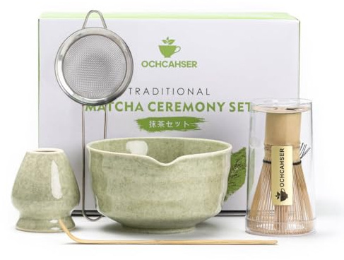 Ochcahser japanisches Matcha-Teeservice