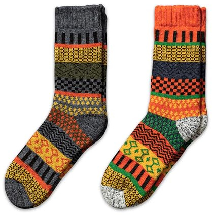 NORDIC Socks Merinowolle Warme Wintersocken 2 Paar (L, Svea)