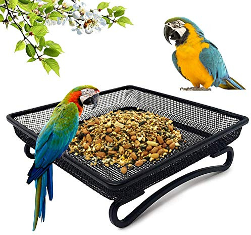 Futterhaus, Vogelfutterschale, Feinmaschige Bodenfutterstation, Vogelfutterschale aus Metallgeflecht, Futterschale für Wildvögel, Metallgeflecht Futterspender