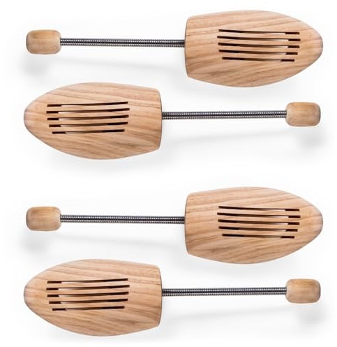 Blumtal® Schuhspanner für Damen und Herren aus Echtholz im 2er Set - Knickschutz Schuhe - Schuhstrecker Kiefernholz - Schuhspanner Herren - Schuspanner Damen - Shoe Tree- Schuhstrecker - Gr. 44-45