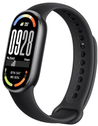 Xiaomi Smart Band 10, Smart Watch,Fitness-Tracker, 1,72" AMOLED Display, 21 Tage Akku, 5ATM Wasserdichtigkeit, SPO₂ & Herzfrequenzmessung, Schlafüberwachung,150+ Sportmodi, Schwarz