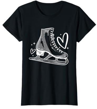 Schlittschuhe Eiskunstlauf Eiskunstlauf Eiskunstläufer T-Shirt