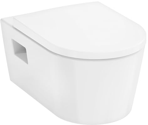 hansgrohe EluPura Original S Wand-WC Set, 365x540mm, AquaChannel Flush, inkl. WC-Sitz, SoftClose, 60288450