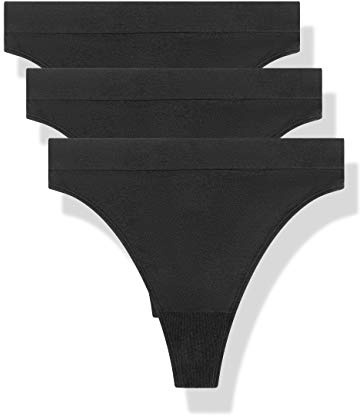GRANKEE String Tanga Damen High Waist Bauchweg Unterwäsche Nahtlos 6er Pack