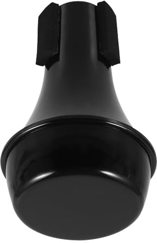 Trompete Dämpfer aus Kunststoff Schwarz für Horn und Blechblasinstrumente | Trompete Dämpfer Straight, Trompete Übungsdämpfer, Trompeten Dämpfer Mute