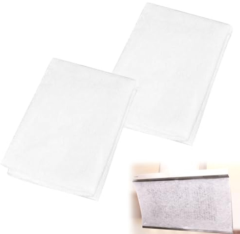 Universal Mikrofilter, Abzugshaube Filter Einsetzbar, Filter für Dunstabzugshaube, Fettfilter Dunstfilter Filtermatte Zuschneidbar Dunst-Flachfilter Mikrofilter Luftfilter Abluftfilter, 45*90 cm 2 Stk