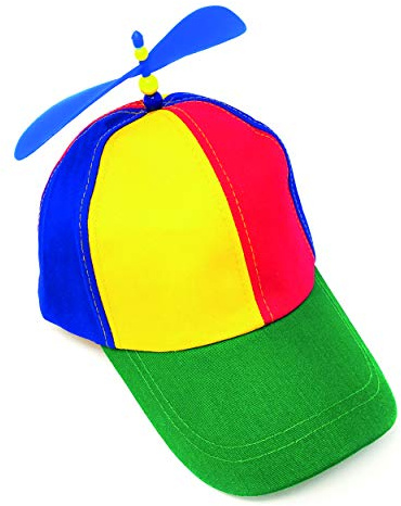 ConfettiCat Helikopter Cap Baseball Propeller Mütze Hubschrauber Basecap