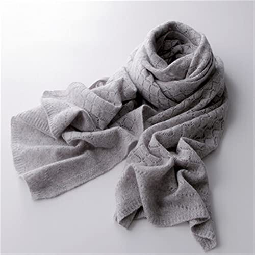 BAZIGA Schal aus reinem Kaschmir für Herren und Damen, gestrickt, warm halten, Winter, Herbst, Herbst und Winter, Premium-Schal aus reinem Kaschmir, Kaschmirschal (F 180)