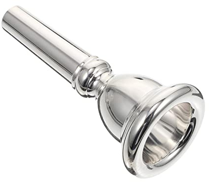 Milisten 1stk Euphonium- Tontrompetenmundstück Trompete Liefert Euphoniumzubehör Trompetendämpfer Tragbarer Euphonium- Teil. Instrumente Musikinstrument Haupt Silber-
