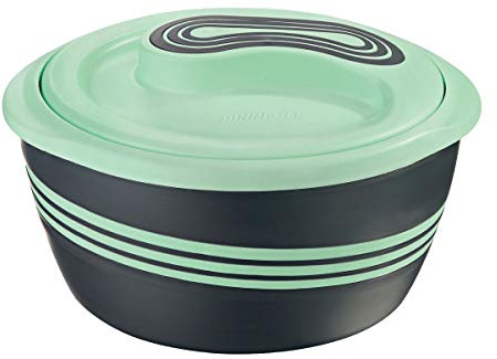 Pinnacle Servierschüssel für Salat/Suppe – Thermoschüssel mit Deckel – tolle Schüssel für Urlaub, Abendessen und Party (3,6 qt Grün)