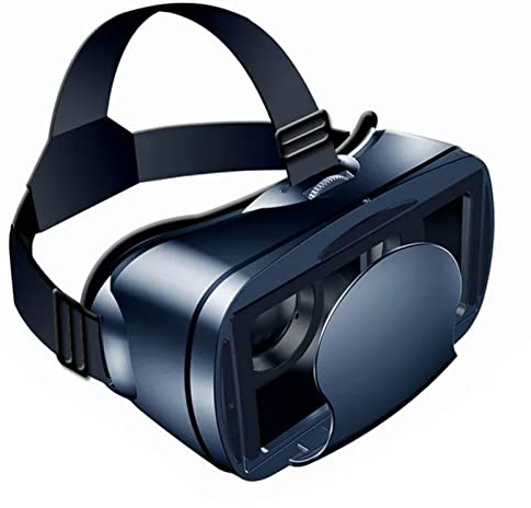 3D VR Brille, immersiver Blaulicht blockierender Telefon Viewer mit Fernbedienung für Zuhause und Reisen, HD Linse, verstellbarer IPD, für 5 bis 7 Zoll Smartphones, 1 Packung