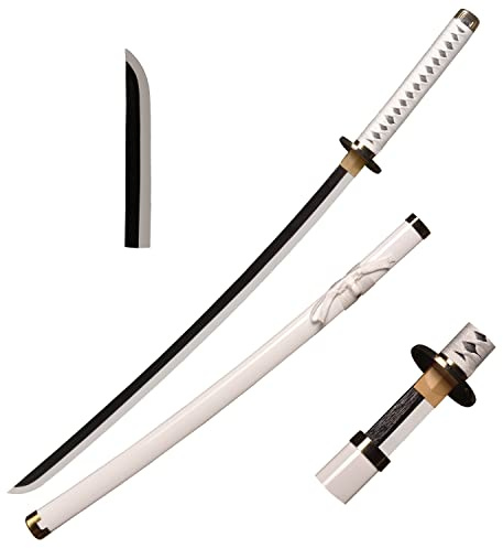 Skyward Blade Holzschwert Roronoa Zoro Katana, Anime Original Textur Japanisch Samurai Schwert, Wado Ichimonji Katana für Cosplay Kollektion