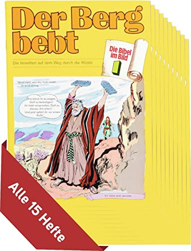 Comic-Reihe »Die Bibel im Bild«. Heft 1-15. Die gesamte Reihe. Kinderbibel ab 8 Jahren als Comic. Alle Bibel-Hefte mit Geschichten aus dem Alten und ... Biblische Geschichten im Abenteuercomic-Stil)