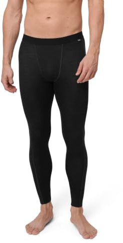 DANISH ENDURANCE Merino Funktionsunterhose Herren, Mittelschwer 180 g/m² | Merino Thermounterhose, Warm, Geruchshemmend & Atmungsaktiv, für Wandern & Skifahren
