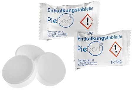 30x Entkalkungstabletten für Kaffeevollautomaten | | Universell einsetzbar| Kalklösetablette á 18g | Qualität Made in Germany