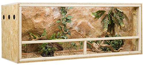 OSB Terrarium, Holzterrarium 150x60x60 cm mit Seitenbelüftung