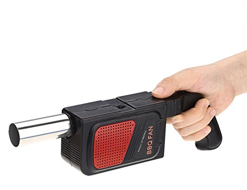Hztyyier Grillgebläse, leichter und tragbarer Grillventilator für Outdoor Kochen, Camping und Picknick