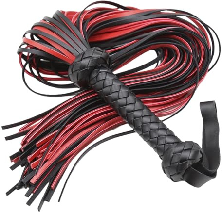 Lawnrden Reitkulturpeitsche Training Reites Faux Leder, Pferde Peitsche Pferd Training Roman, für Reitreiter, Flogger für Cosplay -Kostüm
