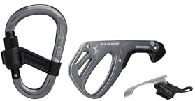Mammut Smarter Belay Package | Sicherungsgerät und Karabiner Set, Zubehör zum Klettern | Grey, One Size