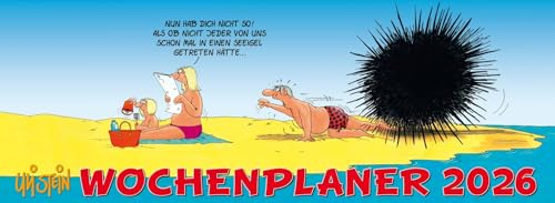 Uli Stein Wochenplaner 2026: Tischkalender: Terminplaner zum Aufstellen (Uli Stein Kalender 2026)