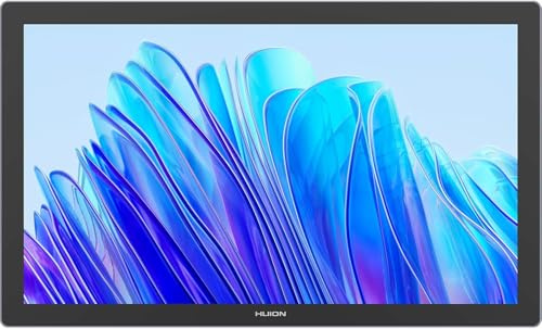 HUION Kamvas Pro 19 4K Touch Grafiktablett mit Display, 96% Adobe RGB | 18,4 Zoll 4K Touchscreen, 1,07 Milliarden Farben, PenTech 4.0 PW600, 16384 Druckstufen