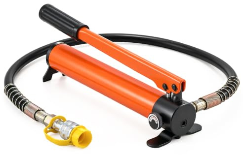 Bonvoisin CP-180 Manuelle Hydraulikpumpe 60kg/c㎡ Hoher Druck | 60kg/m³ Hochdruck, 400cc Ölvolumen, 0,8m Hochdruckschlauch & ZG3/8 Schnellanschluss, für zahlreiche Hydraulikwerkzeuge