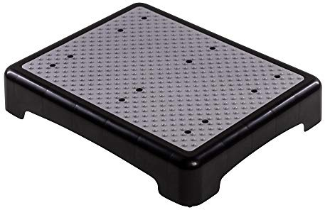 UPP Trittstufe Indoor & Outdoor bis 200 kg | Steighilfe für Senioren oder Fußbank für Kinder mit Anti-Rutsch Sicherung | Hocker und Aufstiegshilfe für Bad, Küche & Türschwellen 50 x 40 x 10 cm