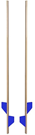 AZZAP Holzstelzen 170cm BLAU - Kinderstelzen Ballance, Holz, 1 Paar