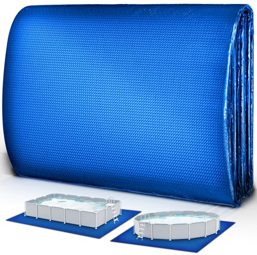 tillvex Pool Bodenplane 500 x 300 cm Rechteckig | Poolunterlage UV-Stabil & reißfest | Bodenschutzplane Swimmingpool