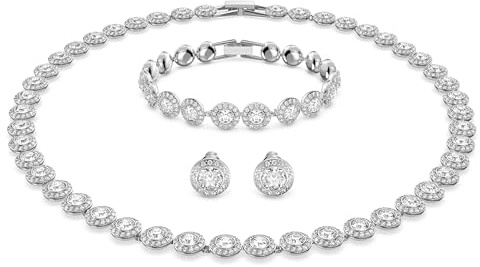 Swarovski Una Angelic Set, Set (3), Rundschliff, Weiß, Rhodiniert