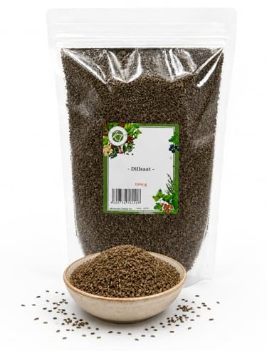 K T 1000 g / 1 Kg Dillsaat ganz Dillsamen Gurkenkümmel - 1A Qualität