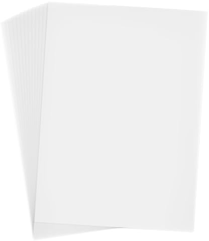 50 Blatt Transparentpapier A4 Bedruckbar 130 g/m², Transparentpapier | 210x297mm Transparentes Bastelpapier für Zeichnen, Architekturskizzen, Scrapbooking
