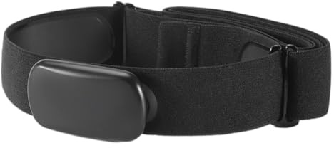 Moliuoly Smart Herzfrequenzmesser mit BLE 4.0 und ANT+ IP67 Wasserdicht für Garmin/Wahoo Fahrradcomputer, Nylon Gehäuse, 60x33x12 mm, Schwarz
