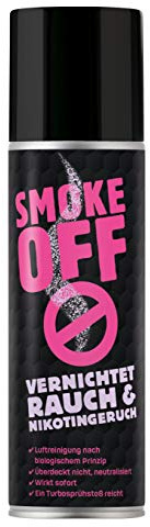 SMOKE OFF Rauchvernichter Turbo Spray - neutralisierendes Geruchsentferner Spray zur schnellen und langfristigen Geruchsbeseitigung von Rauch-, Nikotin- und Brandgerüchen