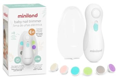 Miniland Baby-Nagelfeile. Elektrische Nagelfeile für Babys.