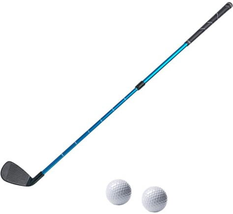 Qianly Teleskop Golf Wedge Chipper für Anfänger mit Trainingsbällen, Blau
