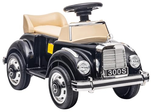 AIYAPLAY Rutschauto, Kinderfahrzeug, Rutscherfahrzeug mit Stauraum, Kinderauto mit Kippschutz Rutscher für 18-48 Monaten Kinder, Schwarz, 77,5 x 41,5 x 45 cm