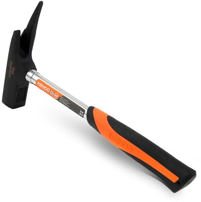 KENDO Latthammer Zimmermannshammer 600g mit Magnetischem Nagelhalter