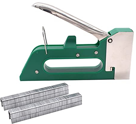 Liudan Heftgerät Hefter Heavy Duty Heftpistole für Polsterung mit Stapelnagelmöbel Hefter für Holztür-Polsterung Tacker-Werkzeuge Büroheftgerät