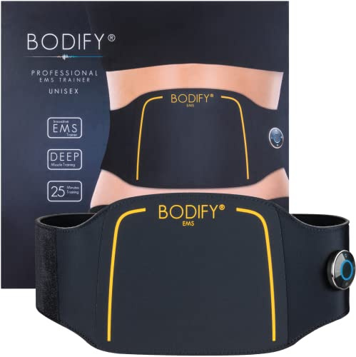 Bodify® EMS Rückentrainer Pro - Gezielte Stimulation der Rücken Muskulatur! - Muskelaufbau - EMS Training - Rückenmuskeltrainer - für Männer und Frauen - DAS ORIGINAL