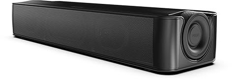 CREATIVE Stage SE Under-Monitor Soundbar mit USB Digital Audio und Bluetooth 5.3, Clear Dialog und Surround by Sound Blaster, Stromversorgung über Adapter