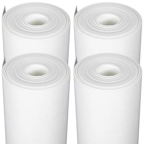 HE-M-VLIES-50-4-A Anstrichvlies ca. 40 g/m² Vlies Renoviervlies Glattvlies Glasgewebe Abdeckfolie Abdeckvlies 200m² (50m x 1m x 4 Rollen)