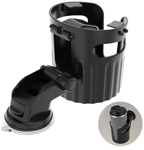 KEMIMOTO Multifunktionaler Getränkehalter, wiederverwendbarer Saugnapfhalter Klappbecher, Wasserflaschenhalter mit Zungenspatel für Boot, Kajak, Surfbrett, Wohnmobil, Schreibtisch, Pool, Fenster