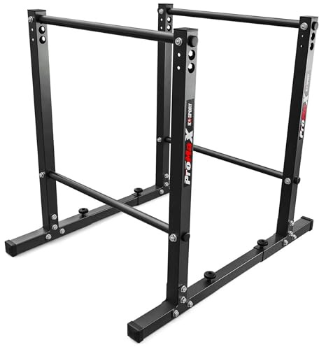 K-Sport: Stationärer Barren für Barrenstütze I Dip-Stange bis 290kg belastbar I Calisthenics-Barren zum Training mit dem eigenen Körpergewicht, inkl. E-Book